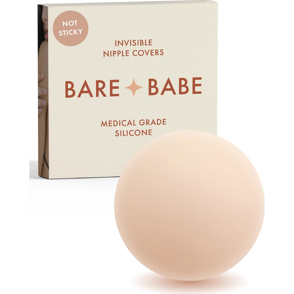 Non-Adhesive Nipple Covers - Creme / Small: Fits AA-B - Cover