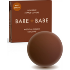 Non-Adhesive Nipple Covers - Mocha / Small: Fits AA-B - Cover