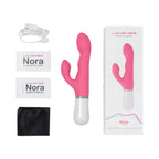 Hot Pink Nora Bluetooth Remote Long-Distance Rabbit Vibrator