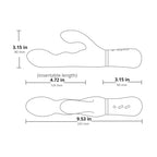 Hot Pink Nora Bluetooth Remote Long-Distance Rabbit Vibrator