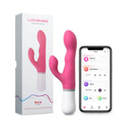 Hot Pink Nora Bluetooth Remote Long-Distance Rabbit Vibrator