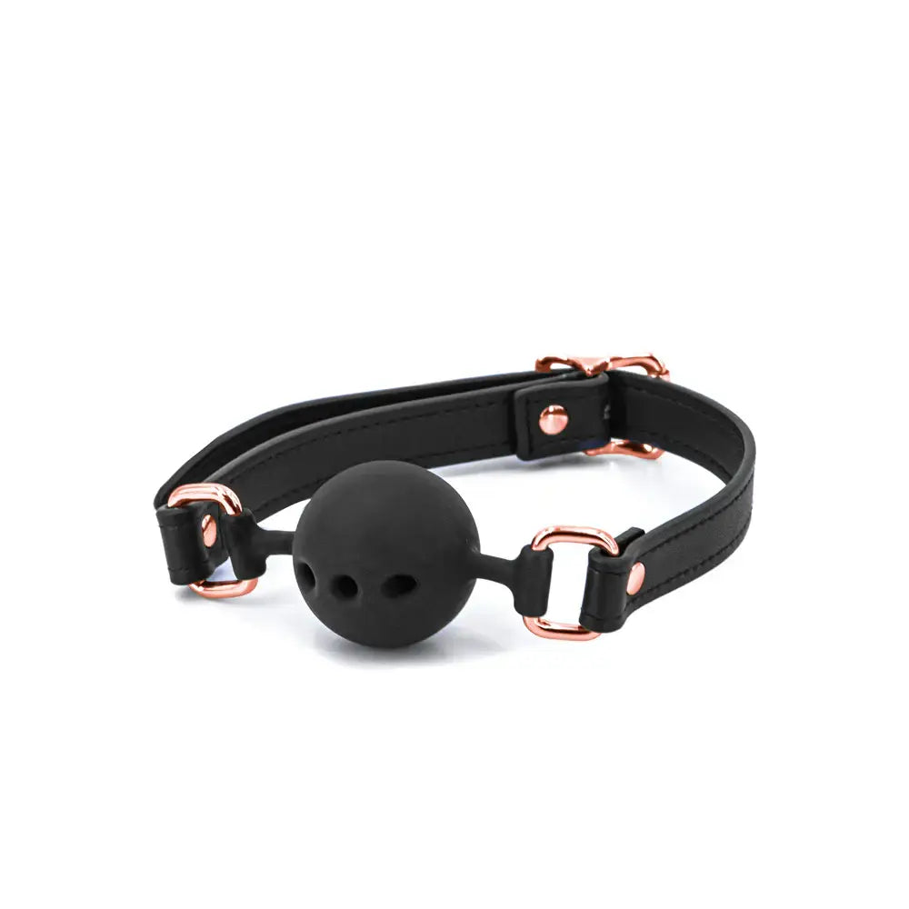 Bondage Couture Ball Gag - Black - Gags