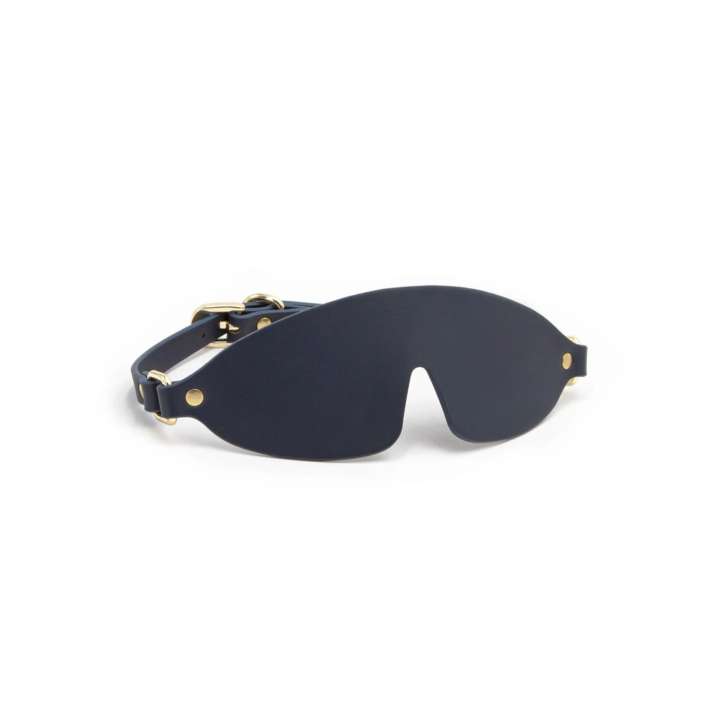 NS Novelties Bondage Couture Blindfold - Luxury BDSM Accessory Navy