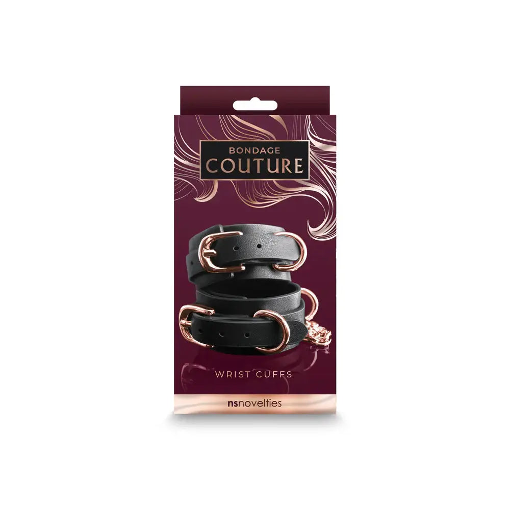 Bondage Couture Vinyl Wrist Cuffs - Restraints