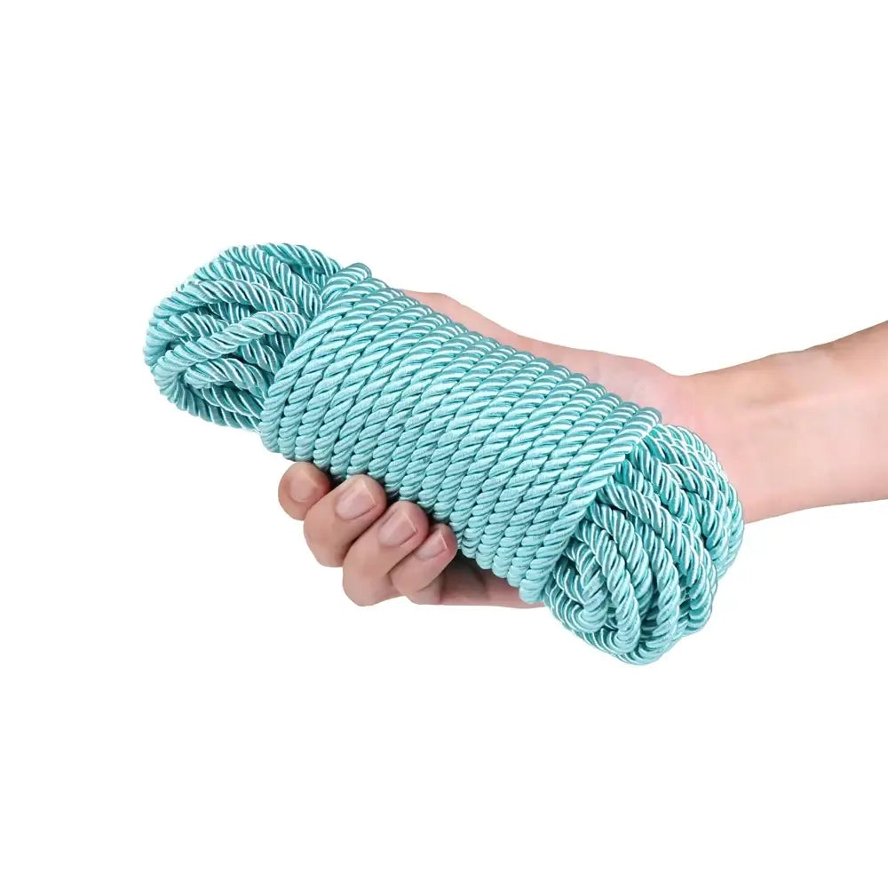 NS Novelties Bound Bondage Rope - Soft Non-Chafing Restraints Aqua / 50 Feet