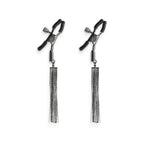 Bound Nipple Clamps D2 - Gunmetal Silver