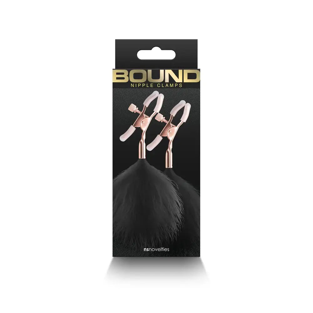 Bound Feather Nipple Clamps F1