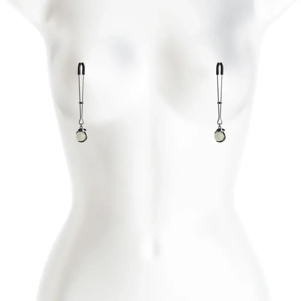 Bound Glow in the Dark Nipple Clamps G1