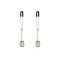 Bound Glow in the Dark Nipple Clamps G1 - Rose Gold