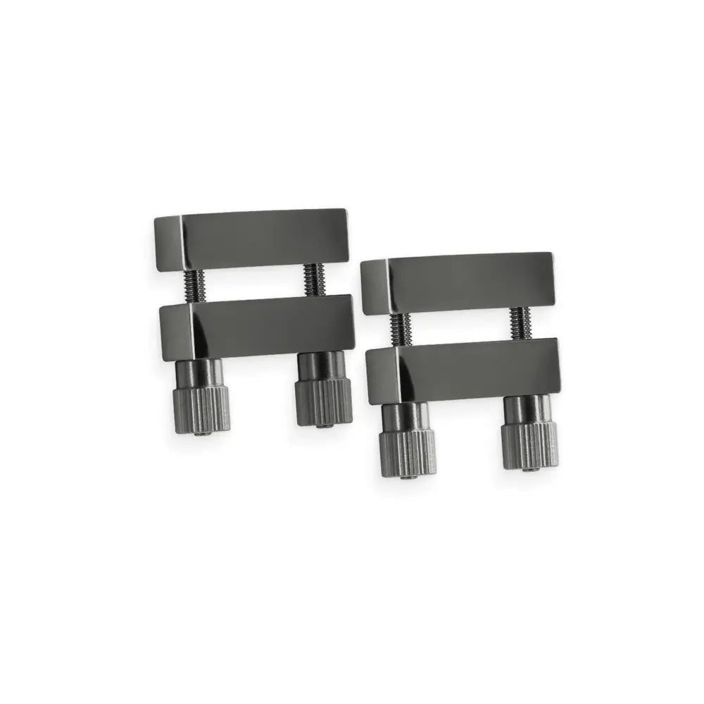 Bound Nipple Clamps V1 - Gunmetal Silver