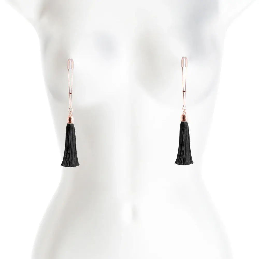 Bound Tassel Nipple Clamps T1
