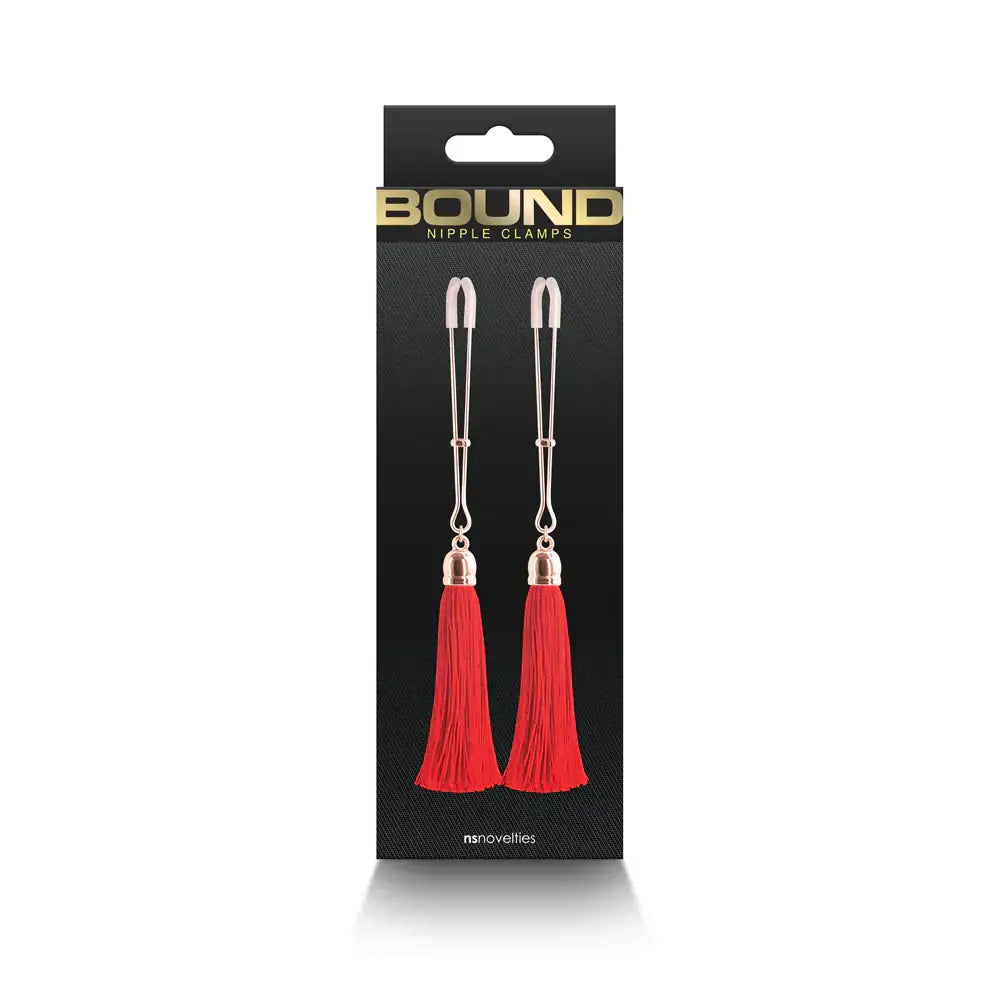 Bound Tassel Nipple Clamps T1