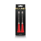 Bound Tassel Nipple Clamps T1