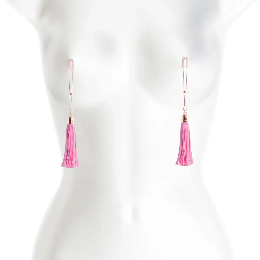 Bound Tassel Nipple Clamps T1