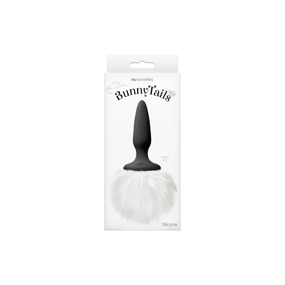 NS Novelties Bunny Tails Mini Butt Plug - Silicone Fantasy Tail