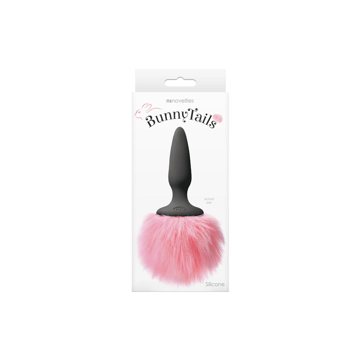 NS Novelties Bunny Tails Mini Butt Plug - Silicone Fantasy Tail
