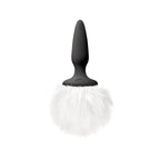 Bunny Tails Mini Butt Plug - White