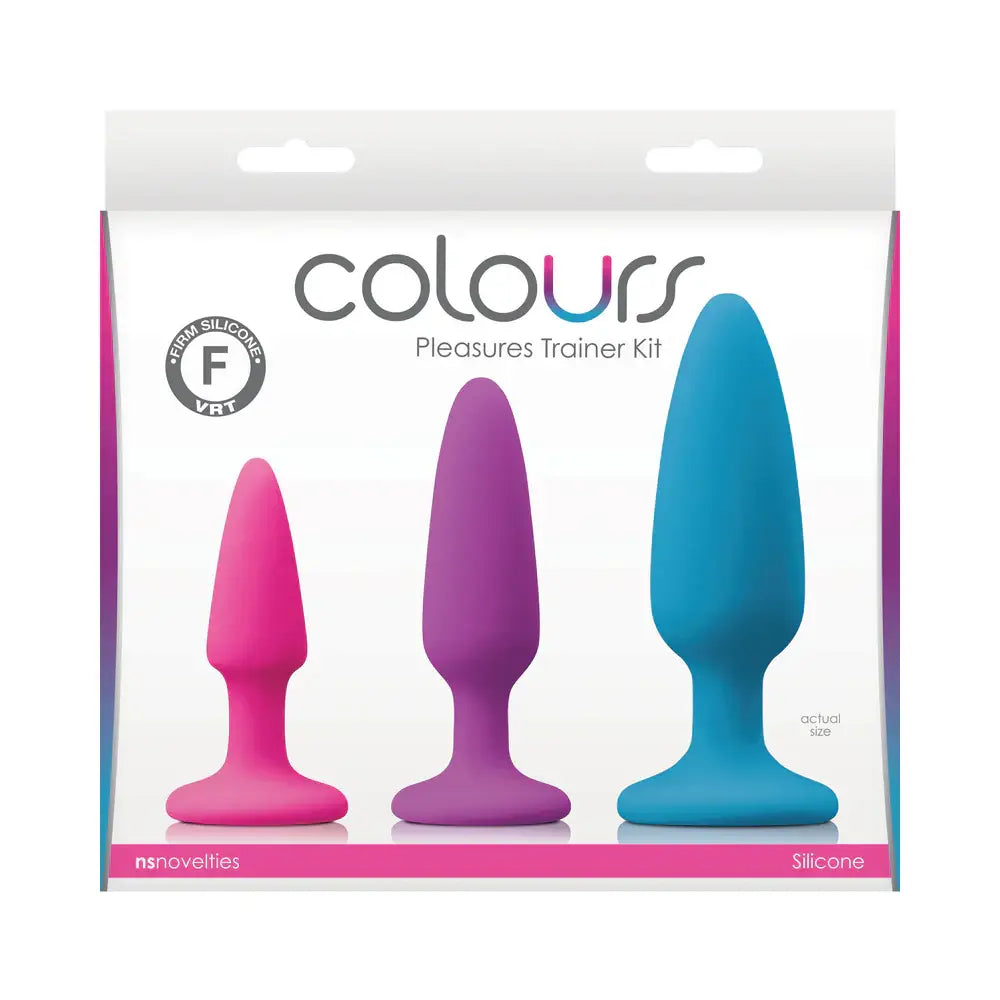 Colours Pleasures Trainer Kit - Rainbow - Butt Plug