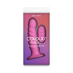 NS Novelties Colours Ribbed Remote Control Vibrating Dildo with Suction Cup