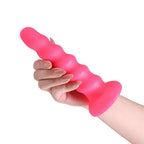 NS Novelties Colours Twist Silicone Dildo – 6.5’’ Flexible Suction Cup Hot Pink