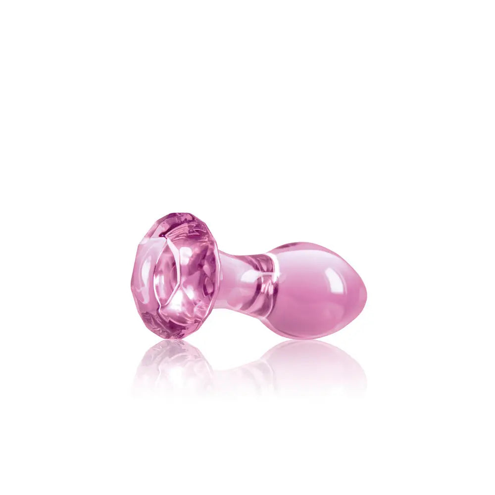 Crystal Gem Glass Anal Plug - Butt