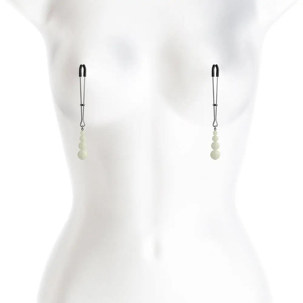 Bound Glow in the Dark Nipple Clamps G2
