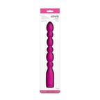NS Novelties INYA Prime Vibrating Beads - 8.5’’ Rechargeable Anal with 3 Speeds & 6 Functions Hot Pink