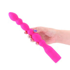 NS Novelties INYA Prime Vibrating Beads - 8.5’’ Rechargeable Anal with 3 Speeds & 6 Functions Hot Pink