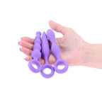 NS Novelties INYA Trio Kit - 3-Piece Silicone Anal Plug Set for Beginners Purple