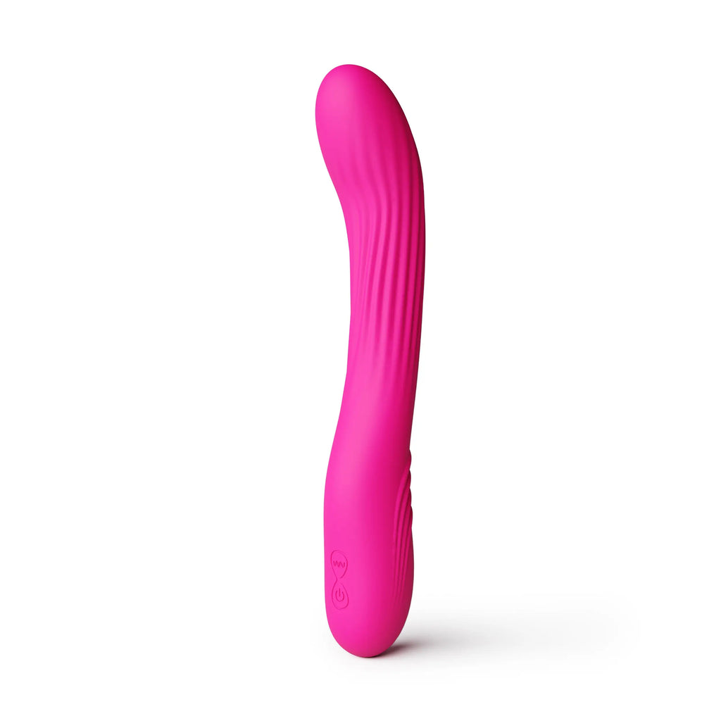 NS Novelties INYA Wiggle Stick Flexible Silicone Gyrating Vibrator Hot Pink