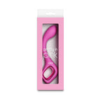 NS Novelties Lace G-Spot Vibrator by Pretty in Pink – Rechargeable Waterproof Curved Vibe