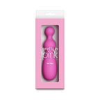 NS Novelties Petal Beaded Silicone Vibrator with Digital Display - Rechargeable & Waterproof Pink