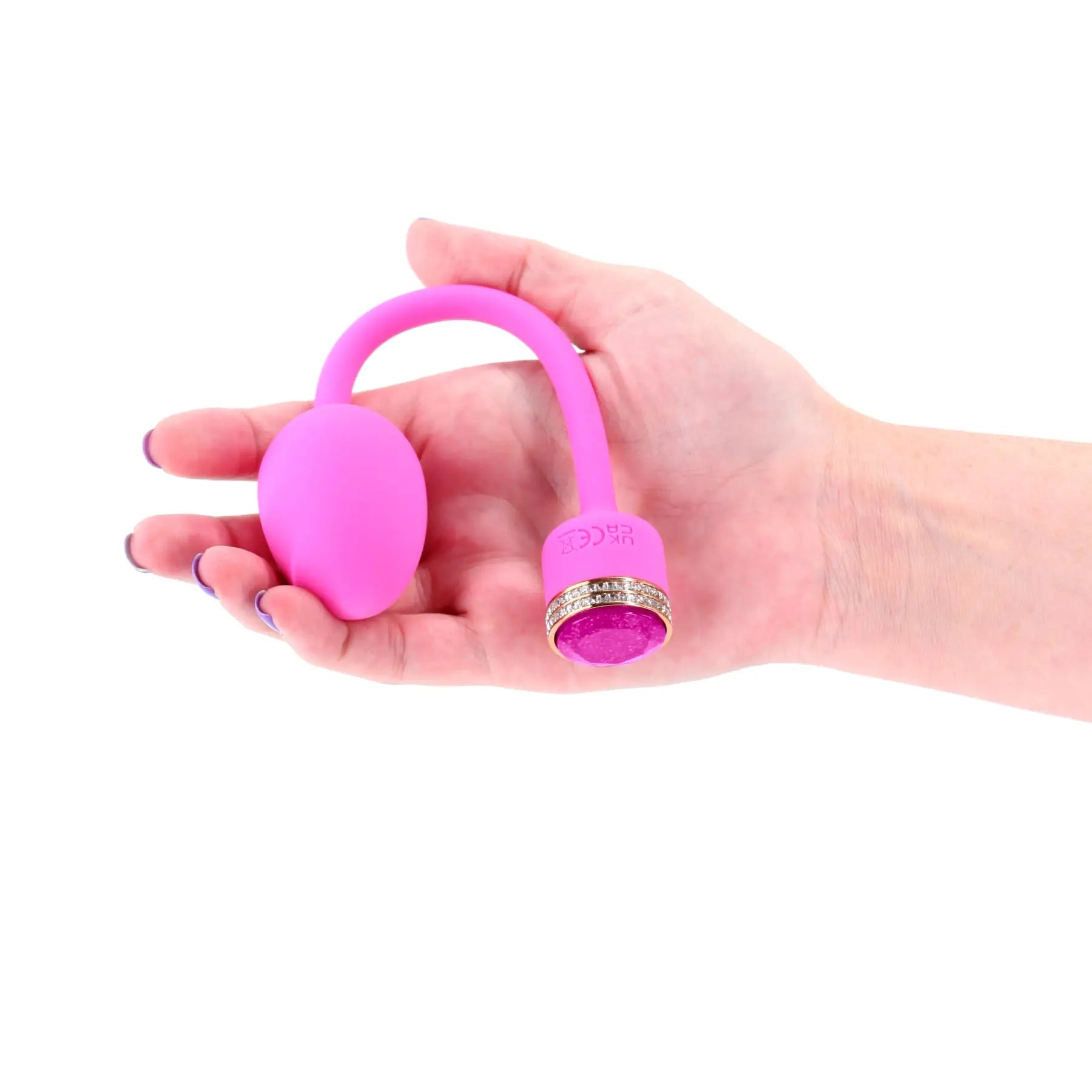 NS Novelties Pretty In Pink Sugar Vibrating Egg - 10 Modes USB Rechargeable