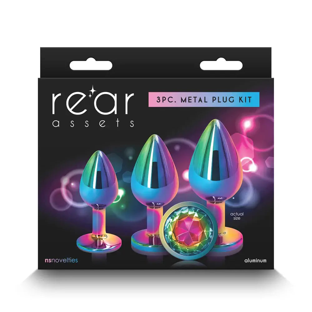Rear Assets 3 Piece Metal Plug Kit Butt