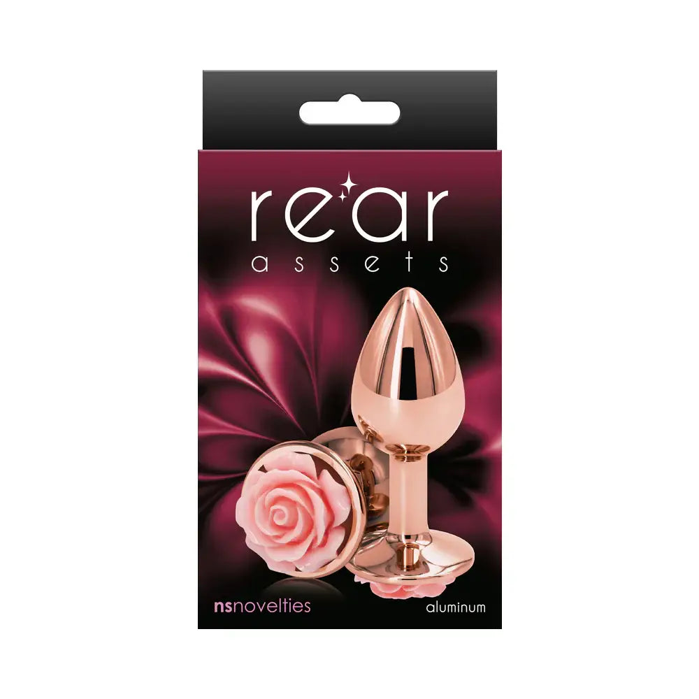 Rear Assets Aluminum Rose Anal Plug - Butt