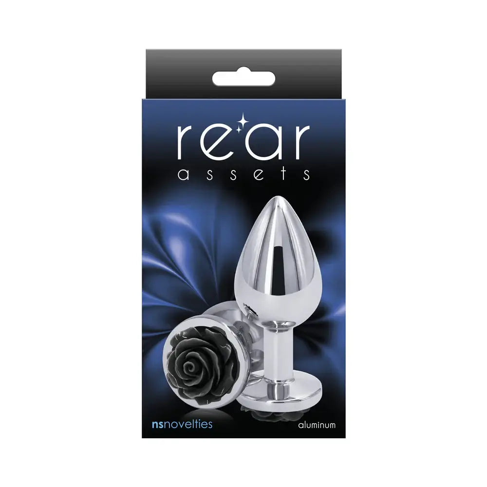 Rear Assets Aluminum Rose Anal Plug - Butt