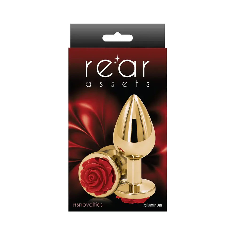 Rear Assets Aluminum Rose Anal Plug - Butt