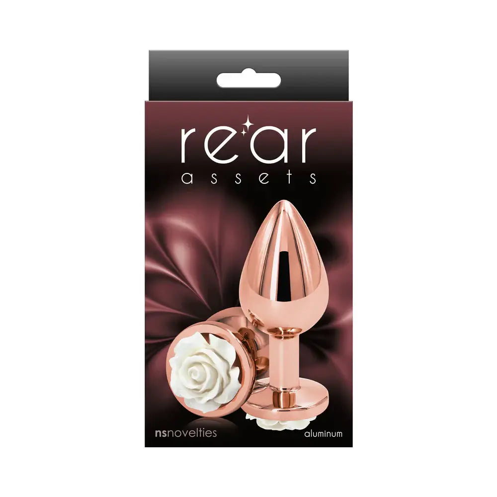 Rear Assets Aluminum Rose Anal Plug - Butt