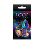 Rear Assets Multicolor Heart Butt Plug