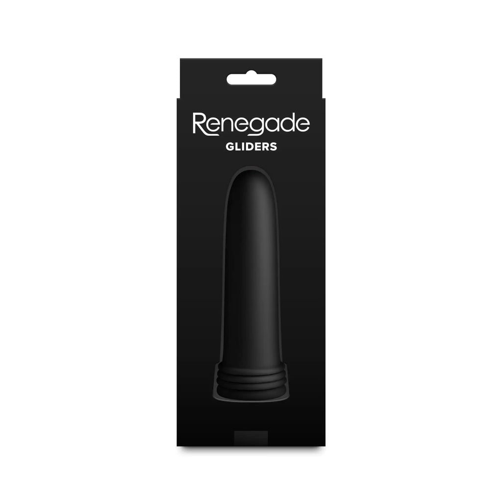 NS Novelties Renegade Gliders 4-Piece Stackable Dilator Set - Progressive Comfort Training Black
