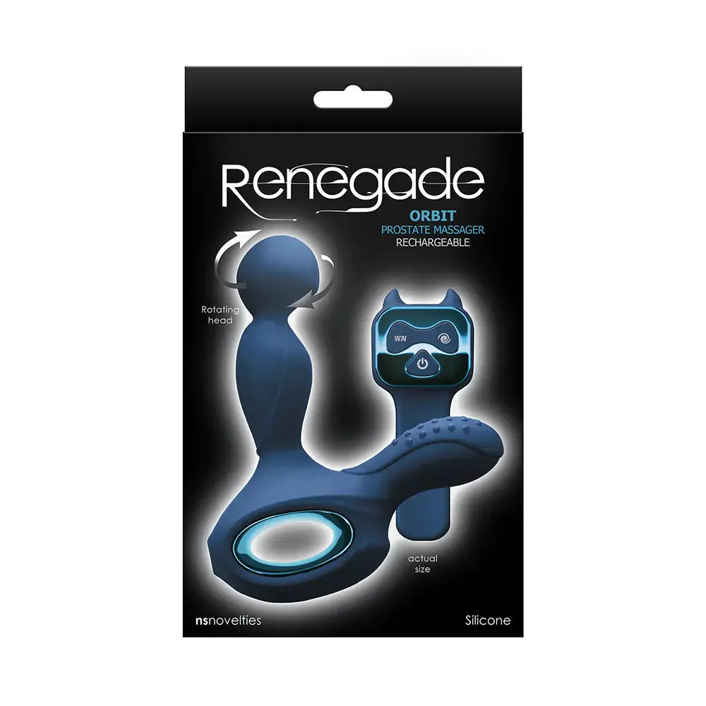 Renegade Orbit Prostate Massager - Blue - Anal Probe
