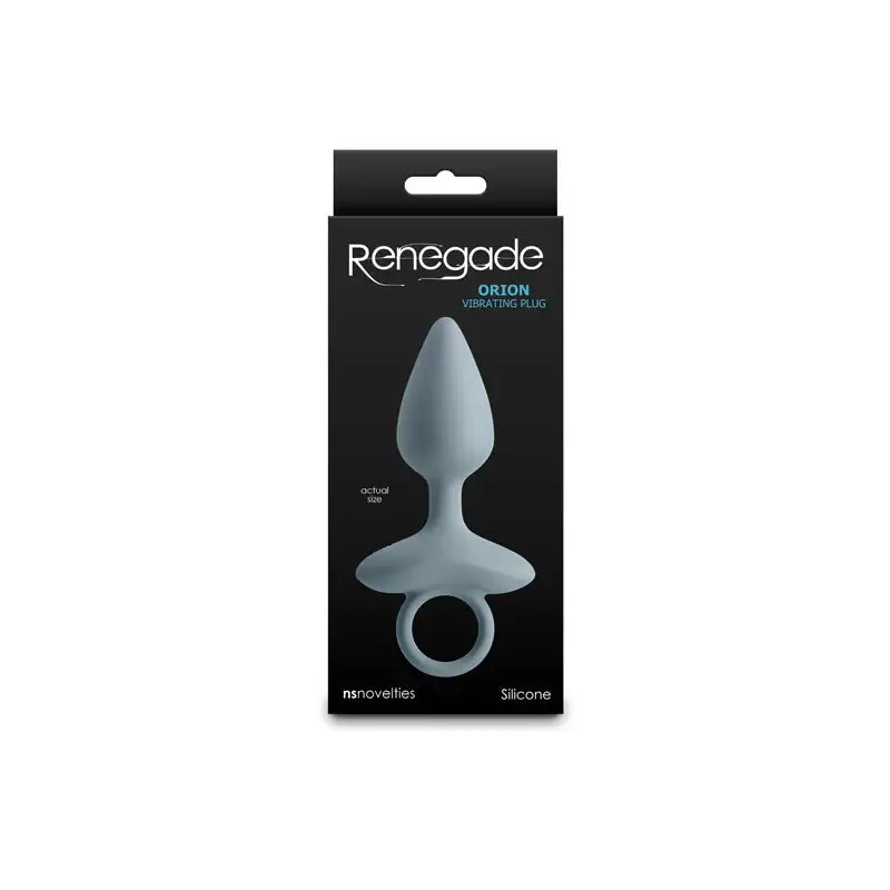 NS Novelties Renegade Orion Vibrating Anal Plug Gray - Rolik®