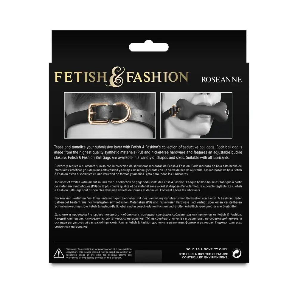 Black Fetish & Fashion Roseanne Bone Gag