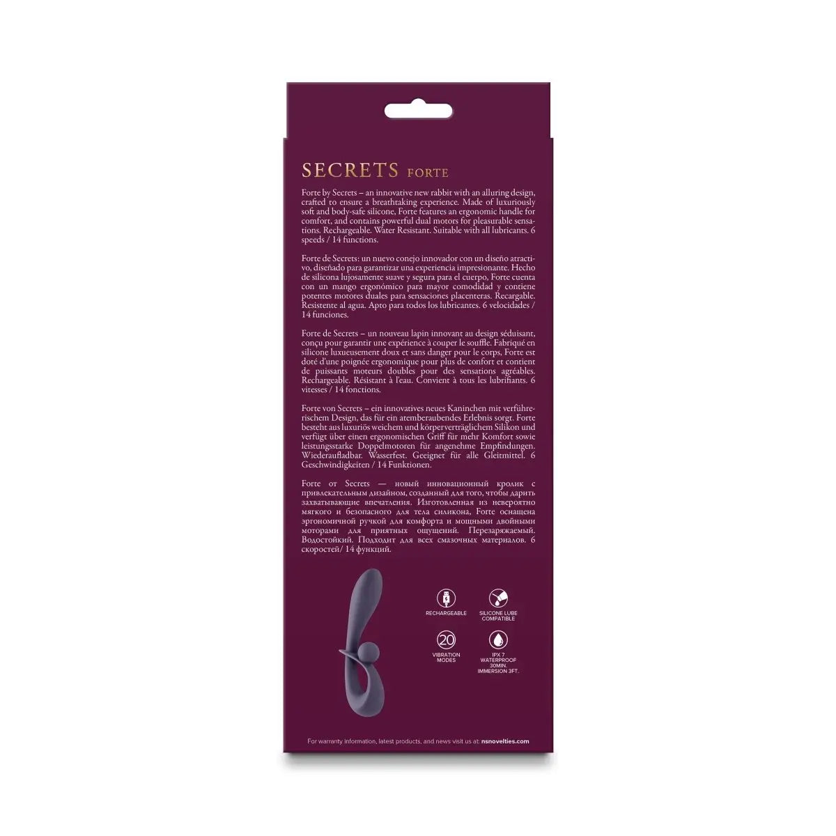 Secrets Forte Rabbit Vibrator - Rolik®