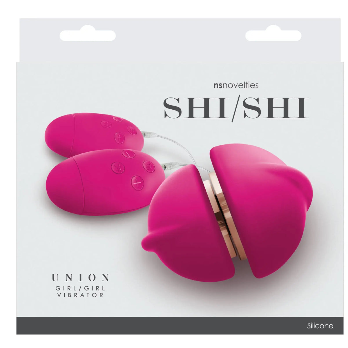 NS Novelties Shi Union Dual Motor Couples Vibrator - Waterproof Scissoring Vibe