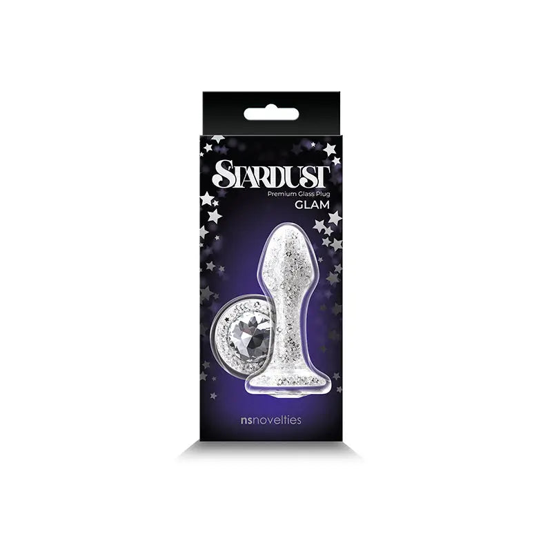Stardust Glam Glass Plug - Butt