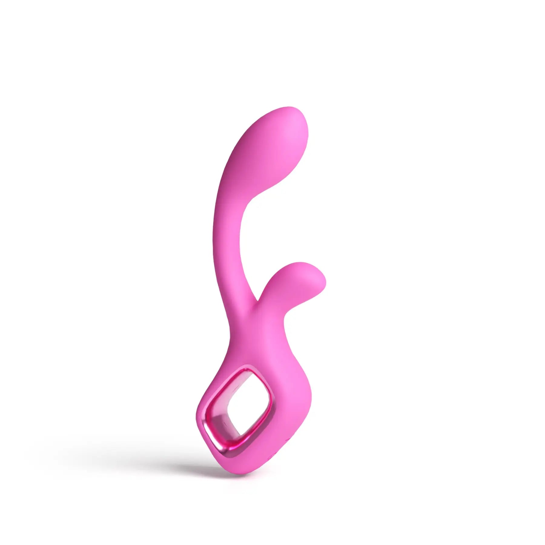 NS Novelties Velvet G-Spot Rabbit Vibrator - Rechargeable Dual Stimulation Vibe Pink