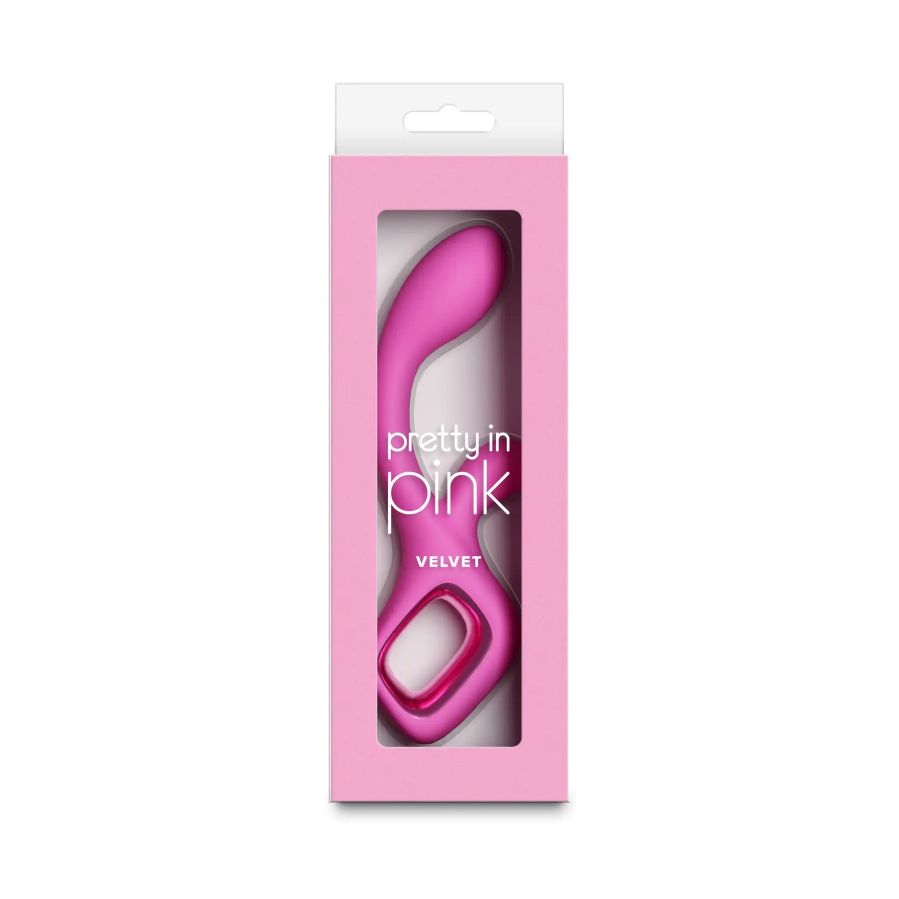 NS Novelties Velvet G-Spot Rabbit Vibrator - Rechargeable Dual Stimulation Vibe Pink