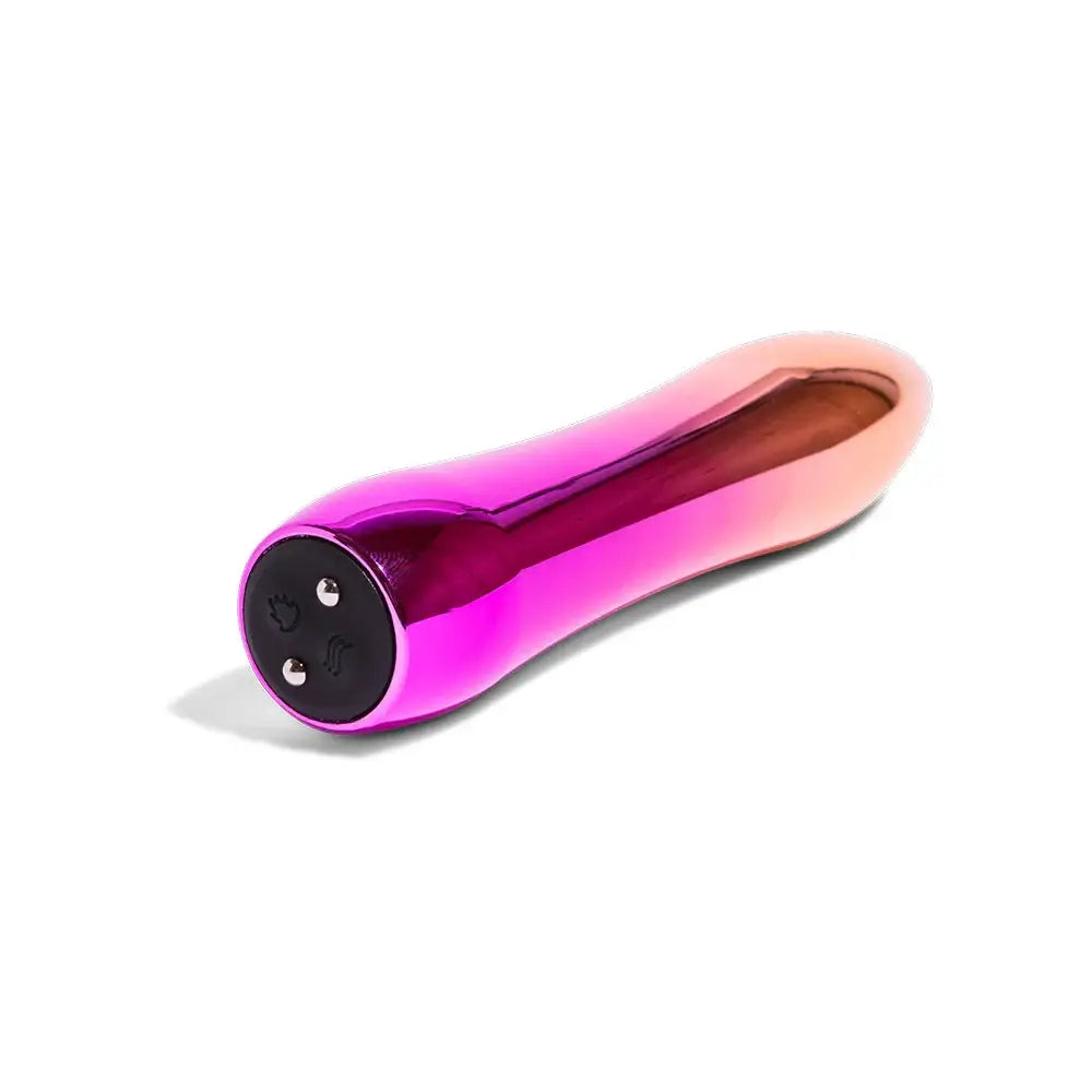 Nu Sensuelle Aluminum 60SX Amp Warming Vibrator - Rose Gold