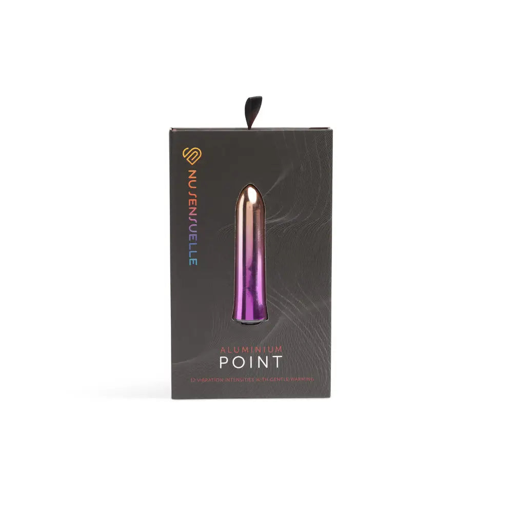Nu Sensuelle Aluminum Point Bullet Vibrator - Rose Gold